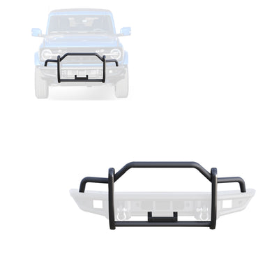 2021-2026 Ford Bronco Tubular Grille Guard Light Duty | Black Horse Off Road - Image 1