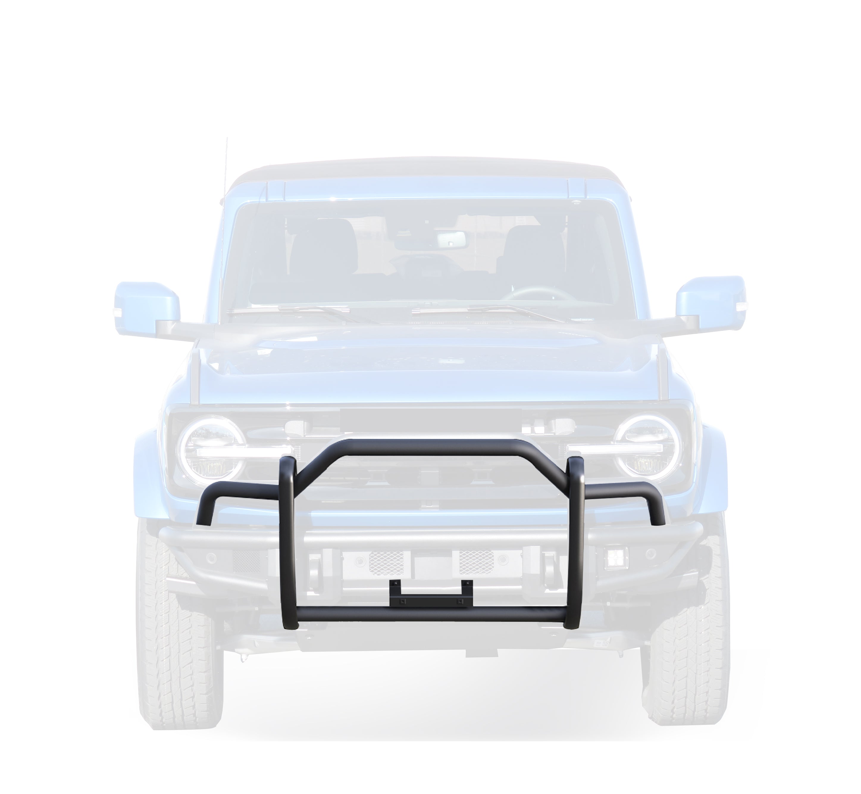 2021-2026 Ford Bronco Tubular Grille Guard Light Duty | Black Horse Off Road - Image 2