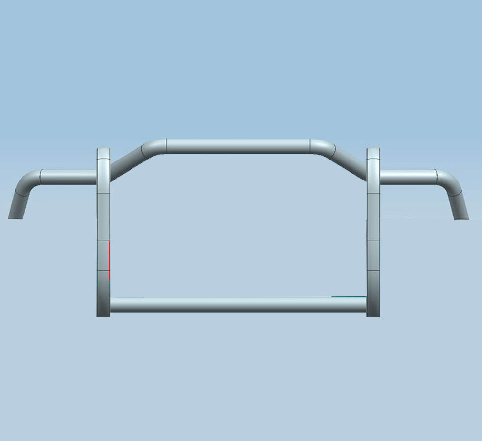 2021-2026 Ford Bronco Tubular Grille Guard Light Duty | Black Horse Off Road - Image 7