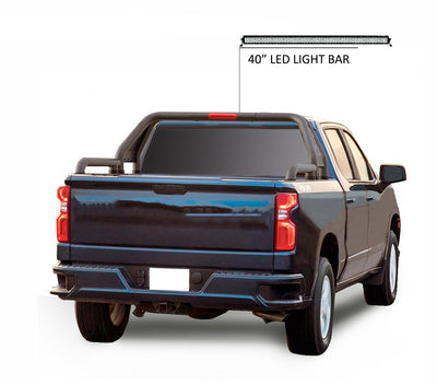 Gladiator Roll Bar Kit Modular W/40" LED Light Bar | Black Horse Off Road - Image 3