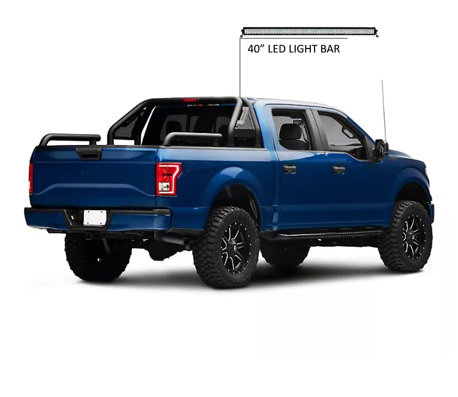 Gladiator Roll Bar Kit Modular W/40" LED Light Bar | Black Horse Off Road - Image 6