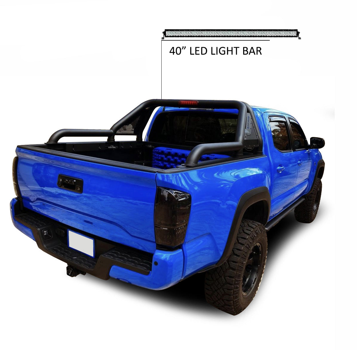 2015-2026 Canyon Gladiator Roll Bar Kit Modular W/40" LED Light Bar | Black Horse Off Road - Image 7