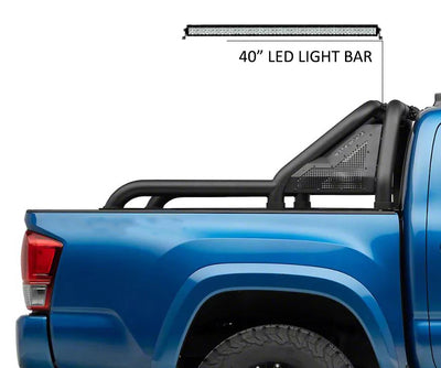 2015-2026 Canyon Gladiator Roll Bar Kit Modular W/40" LED Light Bar | Black Horse Off Road - Image 9