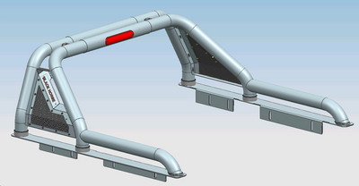 2015-2026 Canyon Gladiator Roll Bar Modular | Black Horse Off Road - Image 7