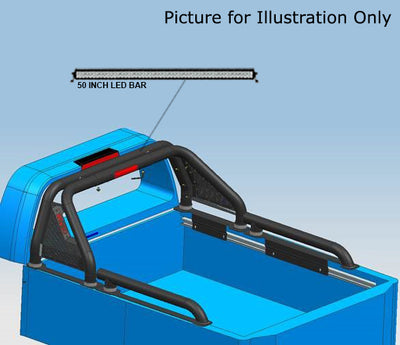 2005-2021 Nissan Frontier Gladiator Roll Bar Kit Modular W/40" LED Light Bar | Black Horse Off Road - Image 5