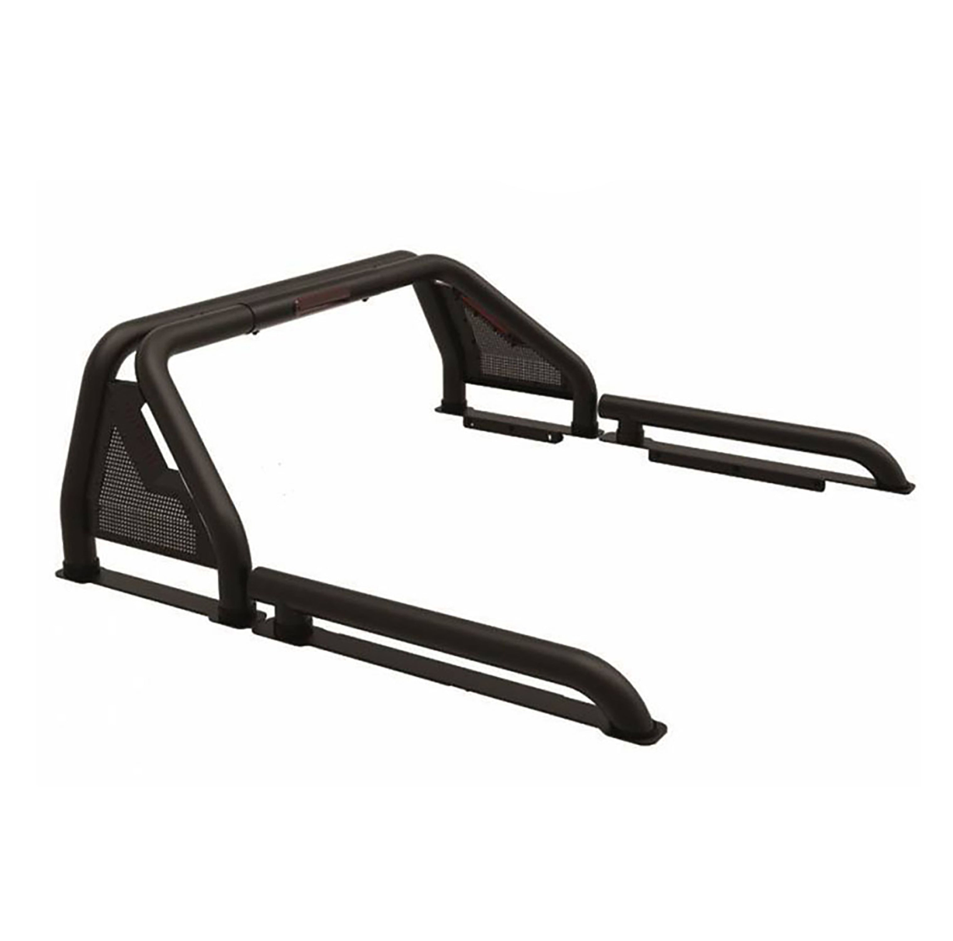 2005-2021 Nissan Frontier Gladiator Roll Bar Kit Modular Incl. 2 pairs of 7.0"Dia.  LED  Lights w/ Black Trim Rings w/ Wiring Harness and Switch | Black Horse Off Road - Image 7
