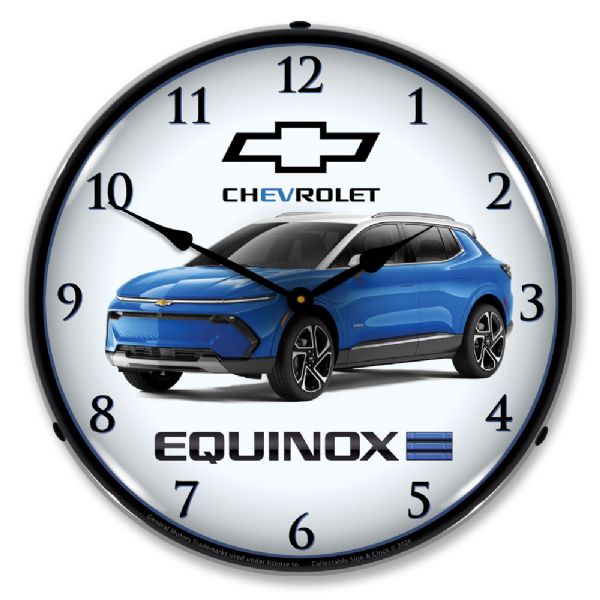2024 Equinox EV Lighted Clock