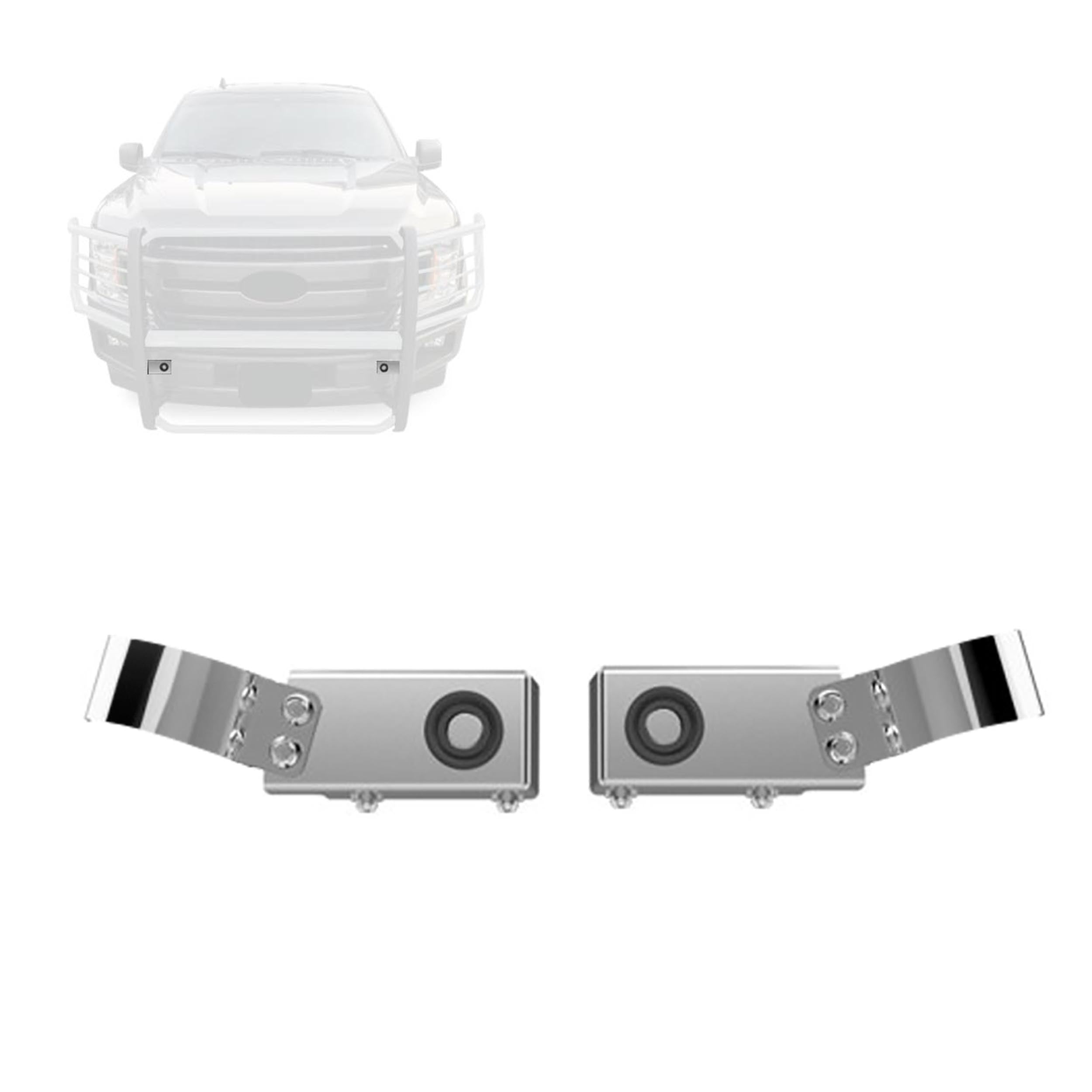 2014-2026 Chevrolet Silverado 1500 / Ford Bronco / Ram 1500 Grille Guard Sensor With wire harness | Black Horse Off Road - Image 1