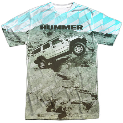 Hummer Trek Adult Regular Fit Short Sleeve 100% Poly - White