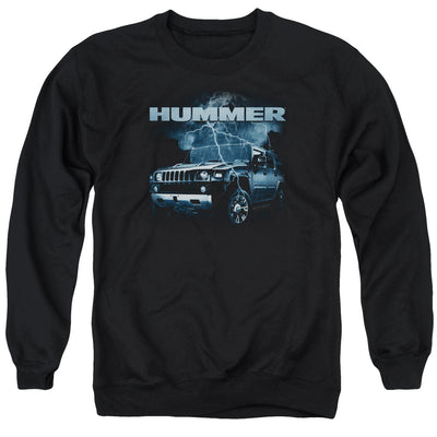 Hummer Stormy Ride Adult Crewneck Sweatshirt - Black