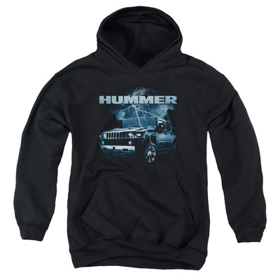 Hummer Stormy Ride Youth Hooded Sweatshirt - Black