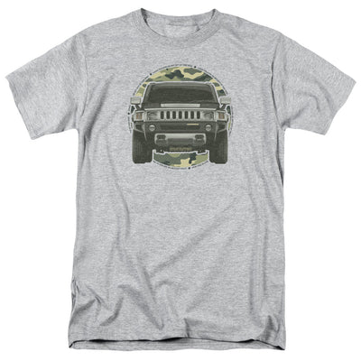 Hummer Lead or Follow Adult Regular Fit Short Sleeve - Athletic Heather