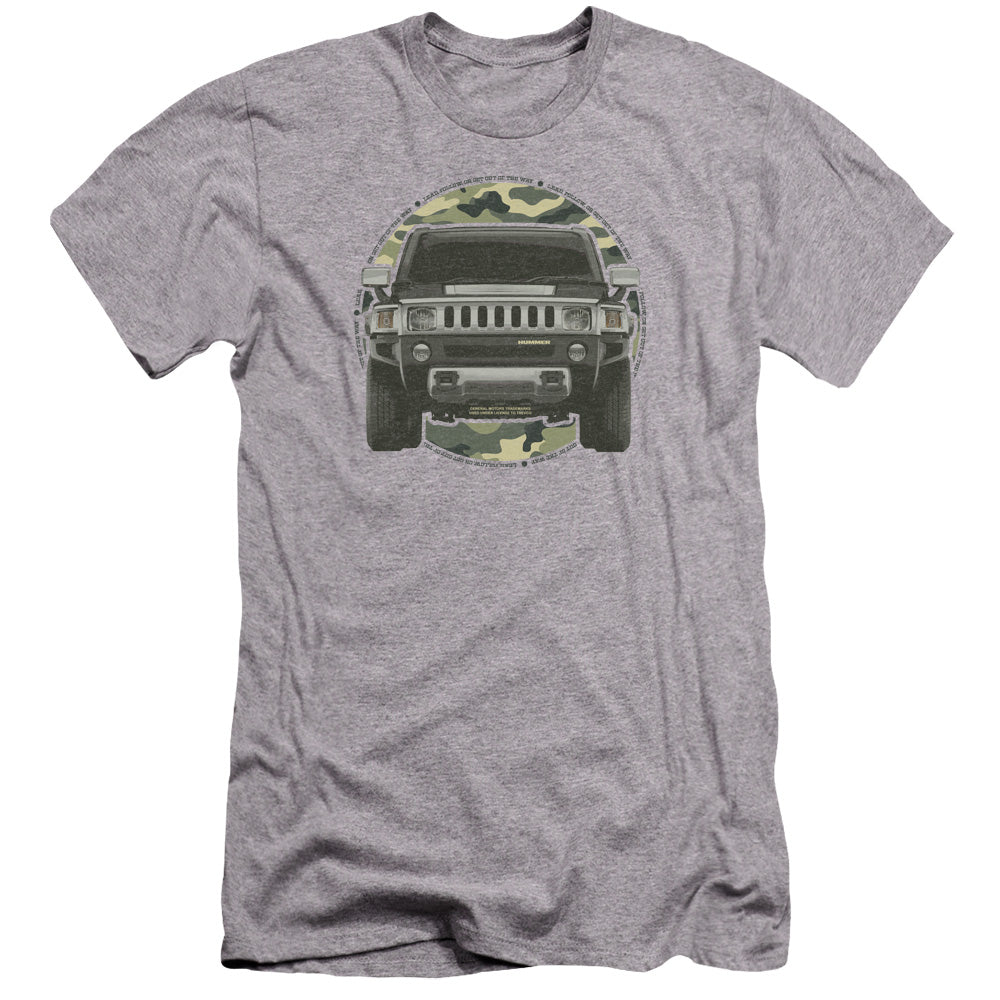 Hummer Lead or Follow Premium Canvas Adult Slim Fit 30/1 - Athletic Heather