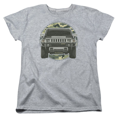 Hummer Lead or Follow Women's Short Sleeve - Athletic Heather