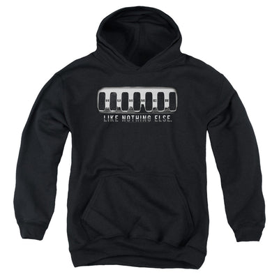 Hummer/Grill-Youth Hooded Sweatshirt-Black
