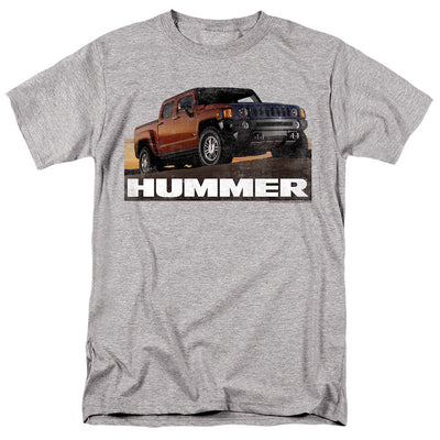 Hummer H3 Ad-Adult Regular Fit Short Sleeve-Athletic Heather