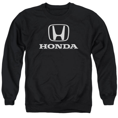 Honda Standard Logo-Adult Crewneck Sweatshirt-Red