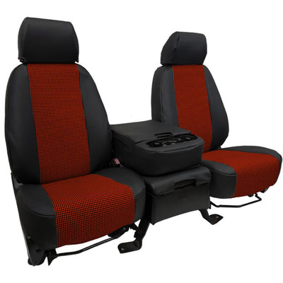 Custom Fit Truck Seat Covers for Ford, Chevy, Ram & Toyota – Houndstooth Designer Fabric | Made in USA