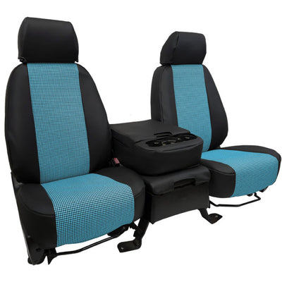 Custom Fit Truck Seat Covers for Ford, Chevy, Ram & Toyota – Houndstooth Designer Fabric | Made in USA