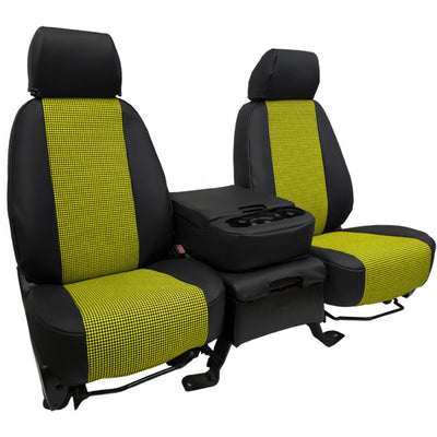 Custom Fit Truck Seat Covers for Ford, Chevy, Ram & Toyota – Houndstooth Designer Fabric | Made in USA
