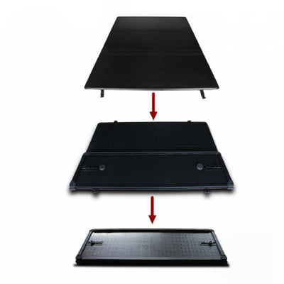 2009-2025 Dodge Ram 1500 Hard Tonneau Cover High Profile Trifold | Black Horse Off Road - Image 5