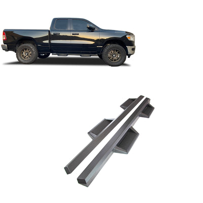 2009-2025 Dodge Ram 1500 Impact Heavy Duty Drop Side Steps | Black Horse Off Road - Image 1