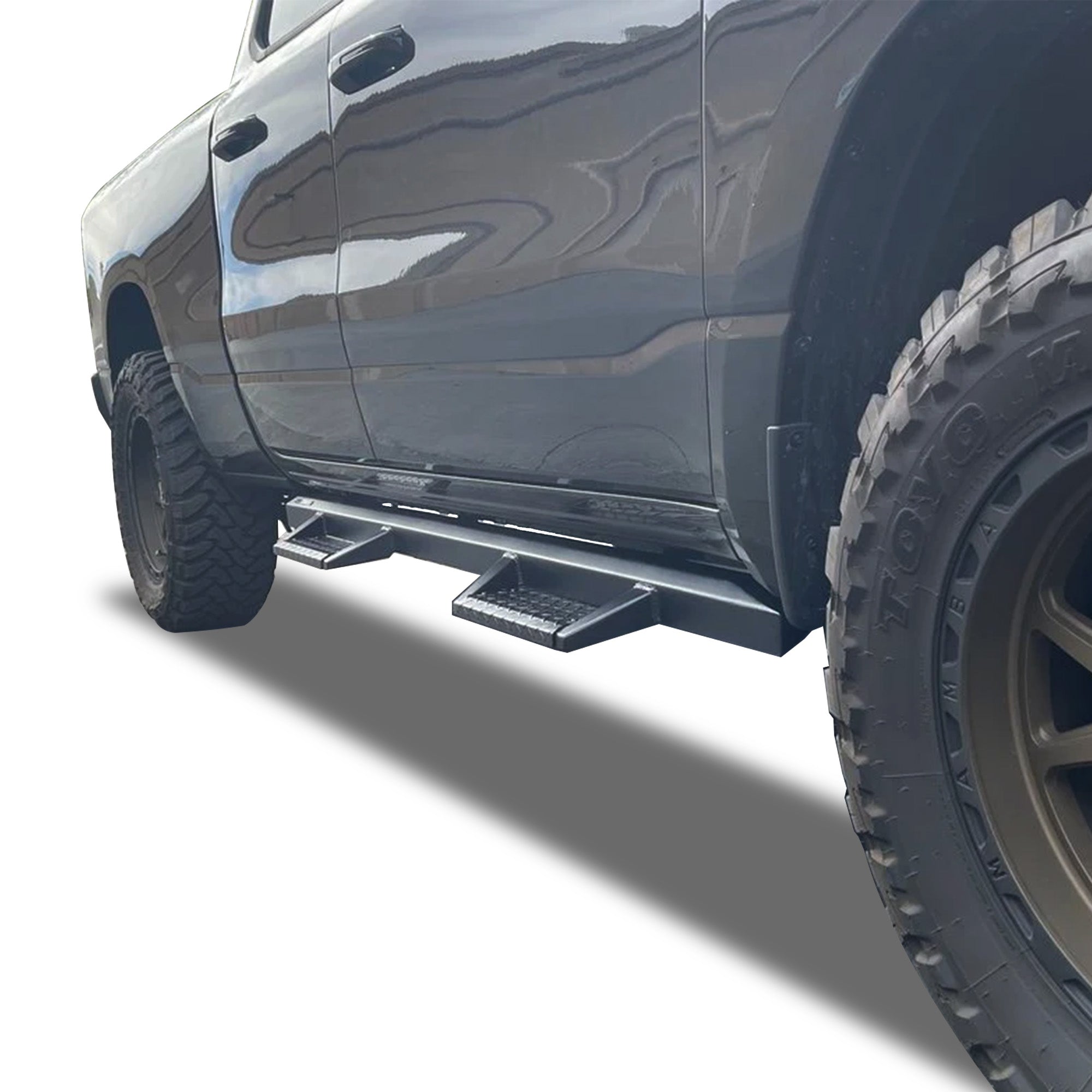 2018-2025 Jeep Wrangler Impact Heavy Duty Drop Side Steps | Black Horse Off Road - Image 8