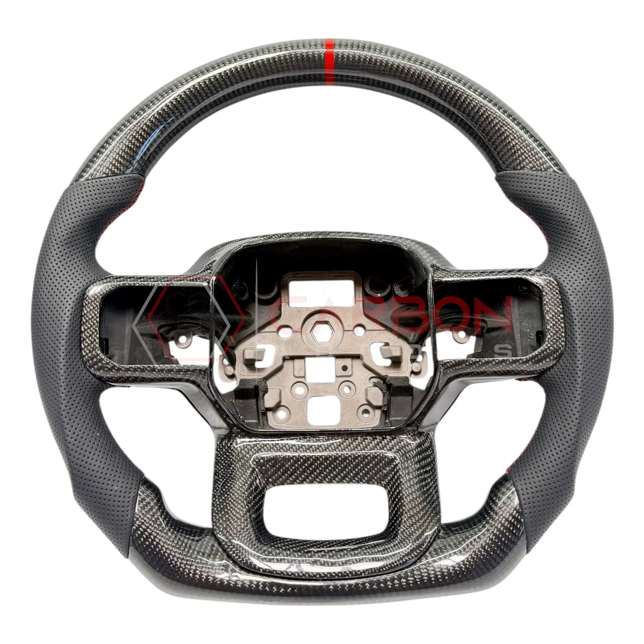 Real Carbon Fiber Steering Wheel for 2021+ Ford F-150