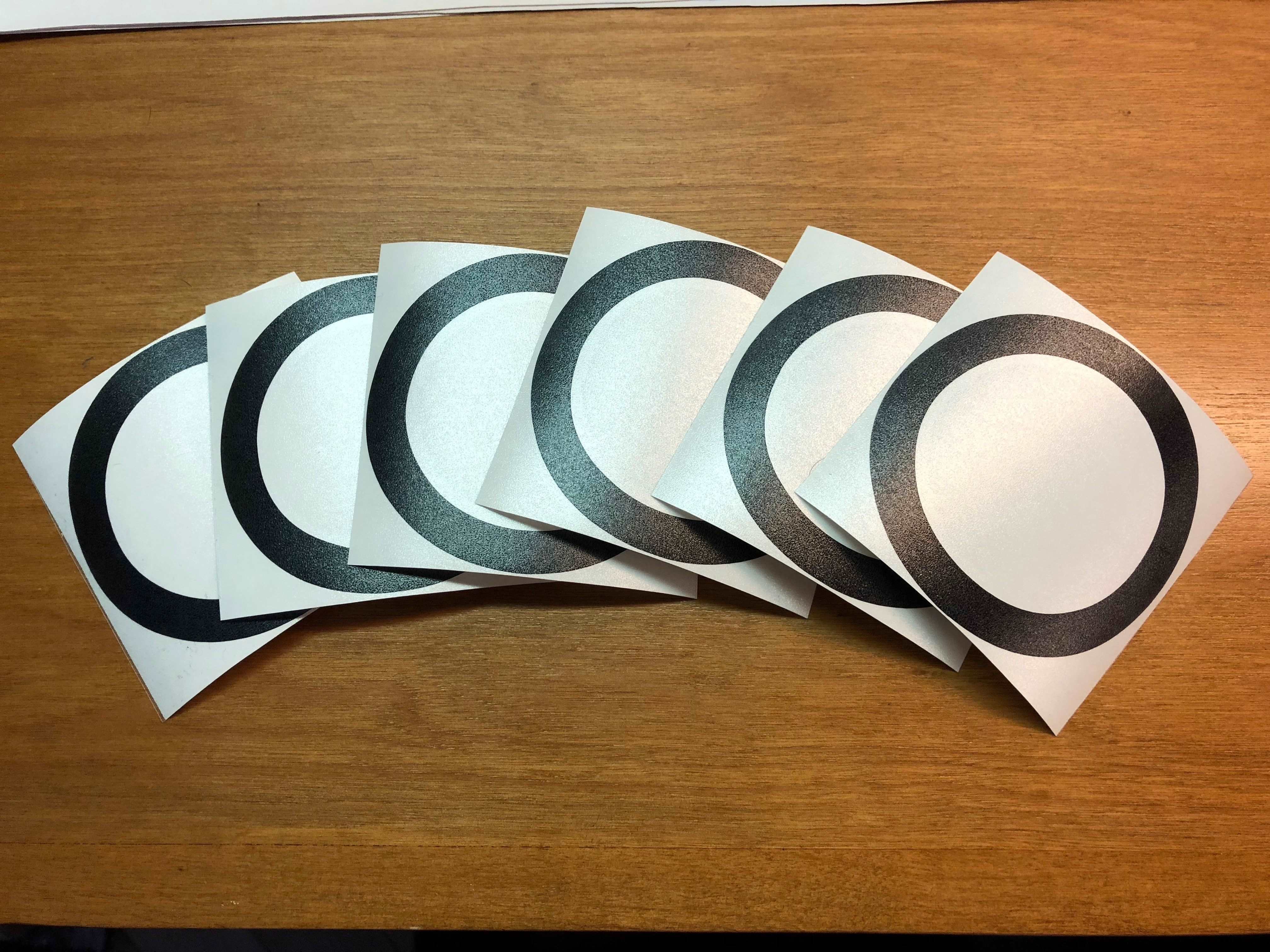 Premium Cast Vinyl Decals for 2014-2021 Tundra AC Vent Rings x4