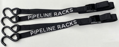 Truck Bed Rail Tie Down Cleats with Tie Down Straps