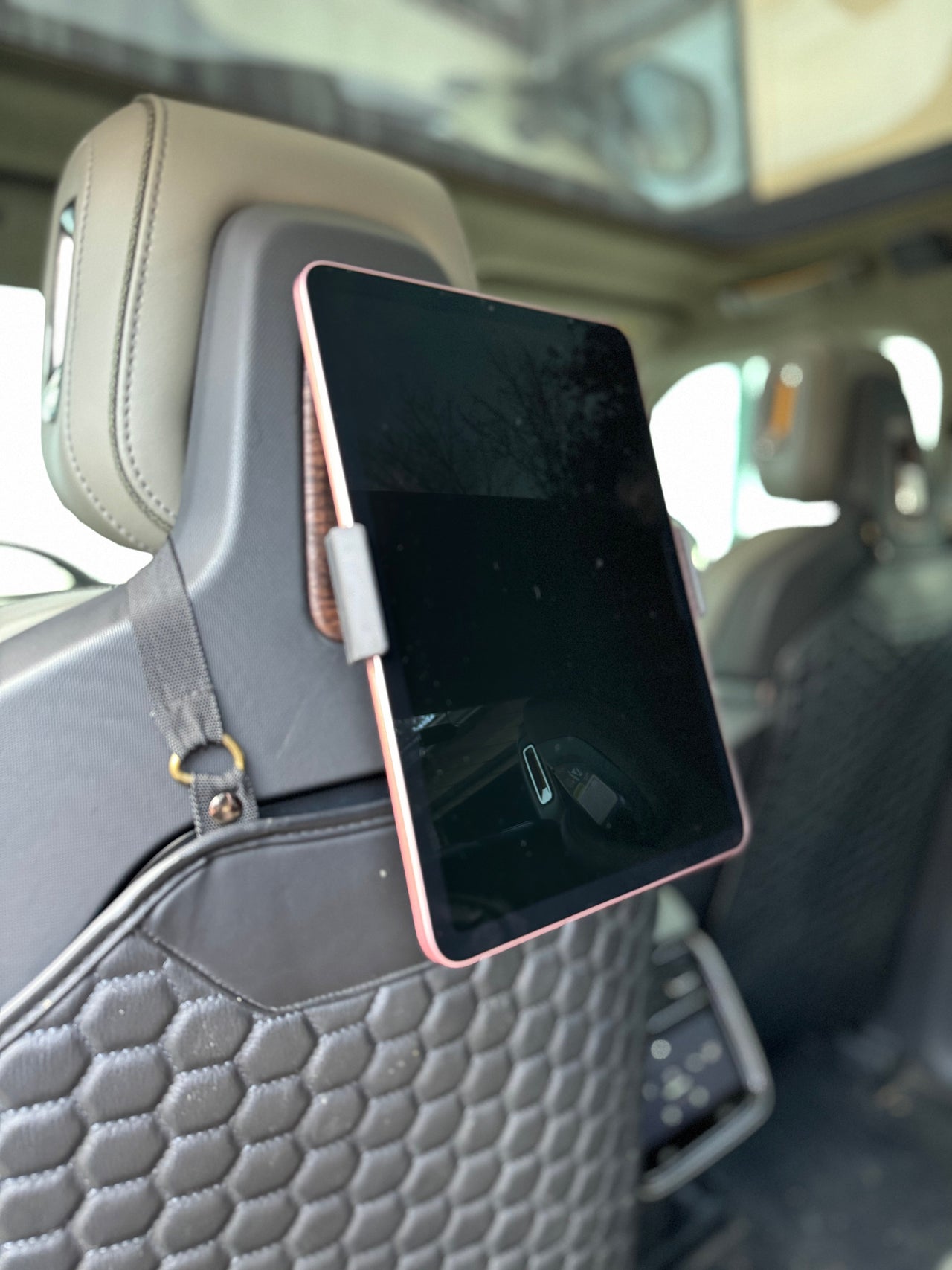 Seat Back iPad and Accessory Mounting Kit for Rivian R1S and R1T
