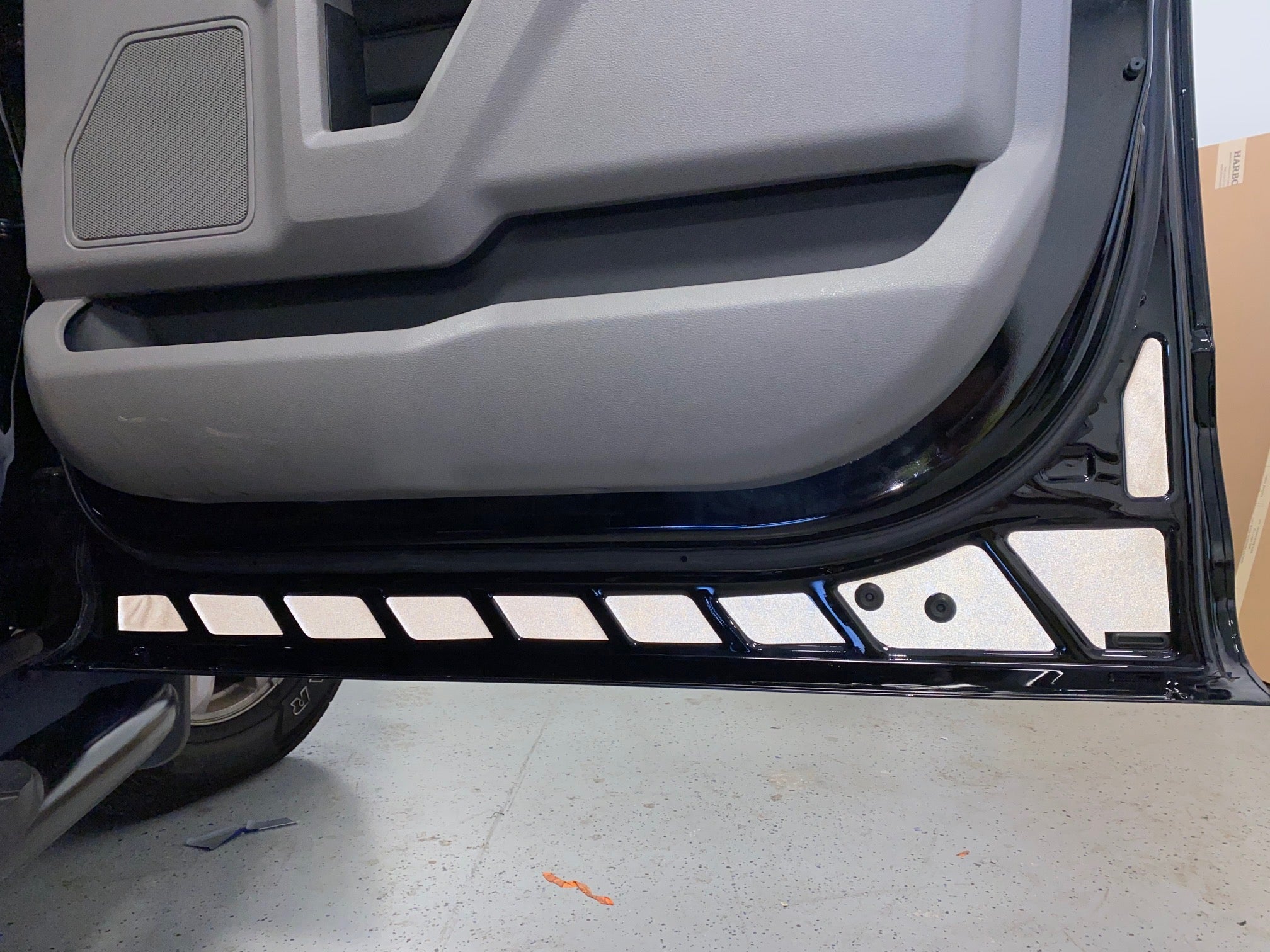 Reflective Safety Door Inserts for 2015-2020 Ford F150-550