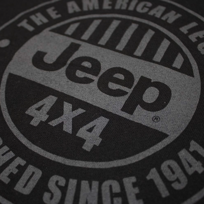 Mens Jeep® American Legend French Terry Hoodie - Black