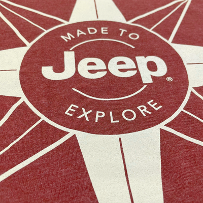 Mens Jeep® Compass T-Shirt - Spice Heather