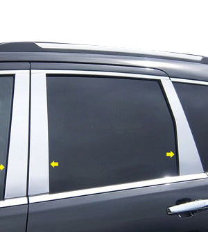 2011-2021 Jeep Grand Cherokee Pillar Post Trims | Black Horse Off Road - Image 1