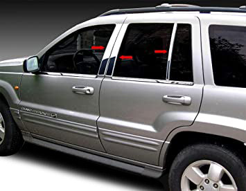 1998-2004 Jeep Grand Cherokee Pillar Post Trims | Black Horse Off Road - Image 1