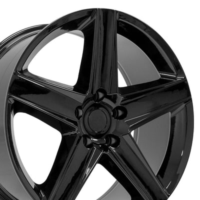 OE Wheels JP06 20x9 Gloss Black replica wheel