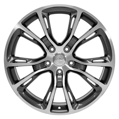 OE Wheels JP16 20x8.5 Gloss Gunmetal Machined replica wheel