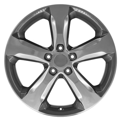 OE Wheels JP28 20x8.5 Gloss Gunmetal with Polished Face replica wheel