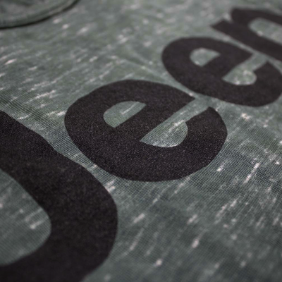 Ladies Relaxed Racerback Tank Top - Jeep® Text Forest Marble