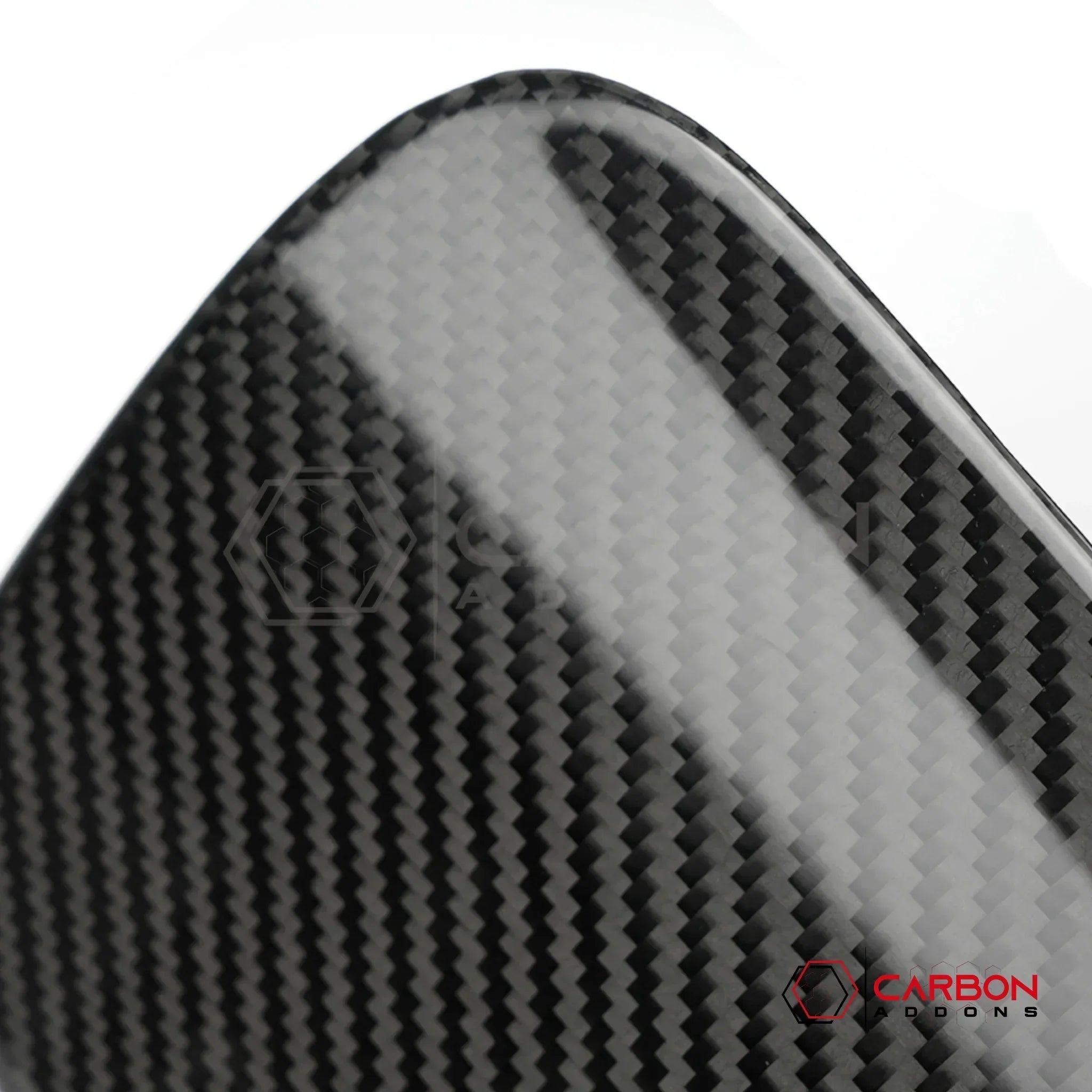 2018+ Jeep Wrangler JL / 2020+ Gladiator JT Real Carbon Fiber Fuel Door Gas Cap Cover | Glossy or Matte
