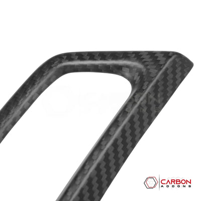 2018+ Jeep Wrangler JL & 2020+ Gladiator JT Real Carbon Fiber Fender Side Vent Trim Covers