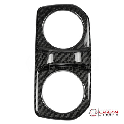 2018+ Jeep Wrangler JL / 2020+ Gladiator JT Rear Air Vents Outlet Cover – Real Dry Carbon Fiber (Glossy or Matte) 2020–Current