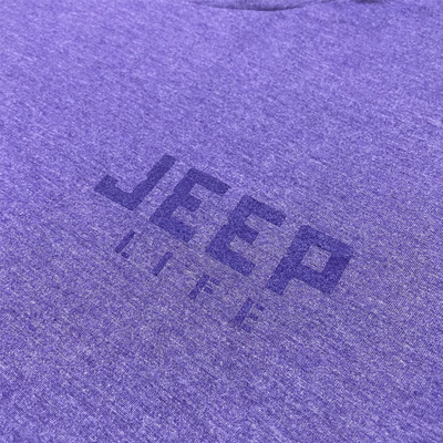 Mens Jeep® Life Purple Tone Triblend T-Shirt
