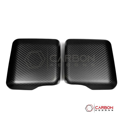 2018+ Jeep Wrangler JL & 2020+ Gladiator JT Real Carbon Fiber Mirror Covers (With or Without Turn Signal)