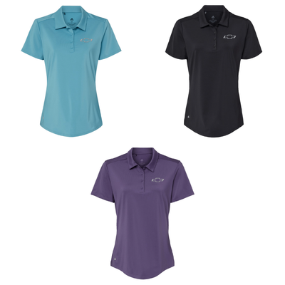Ladies Adidas Ultimate Solid Polo – Open Bowtie Edition
