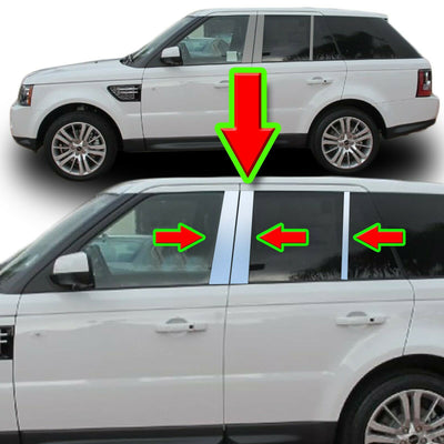 2014-2016 Land Rover Range Rover Sport Pillar Post Trims | Black Horse Off Road - Image 1