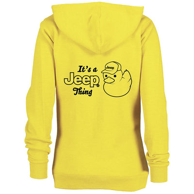Ladies Jeep® It's A Jeep Thing Duck Zip Hoodie - Yellow