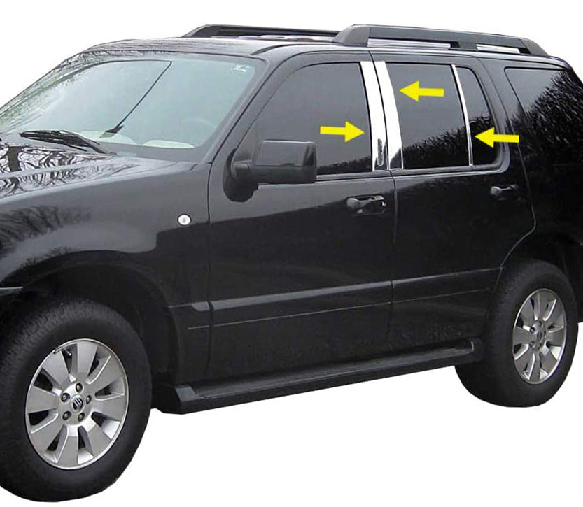 2002-2010 Aviator Pillar Post Trims | Black Horse Off Road - Image 4