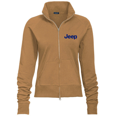 Ladies Jeep® Text Embroidered Fleece Jacket - Multiple Colors-FINAL SALE